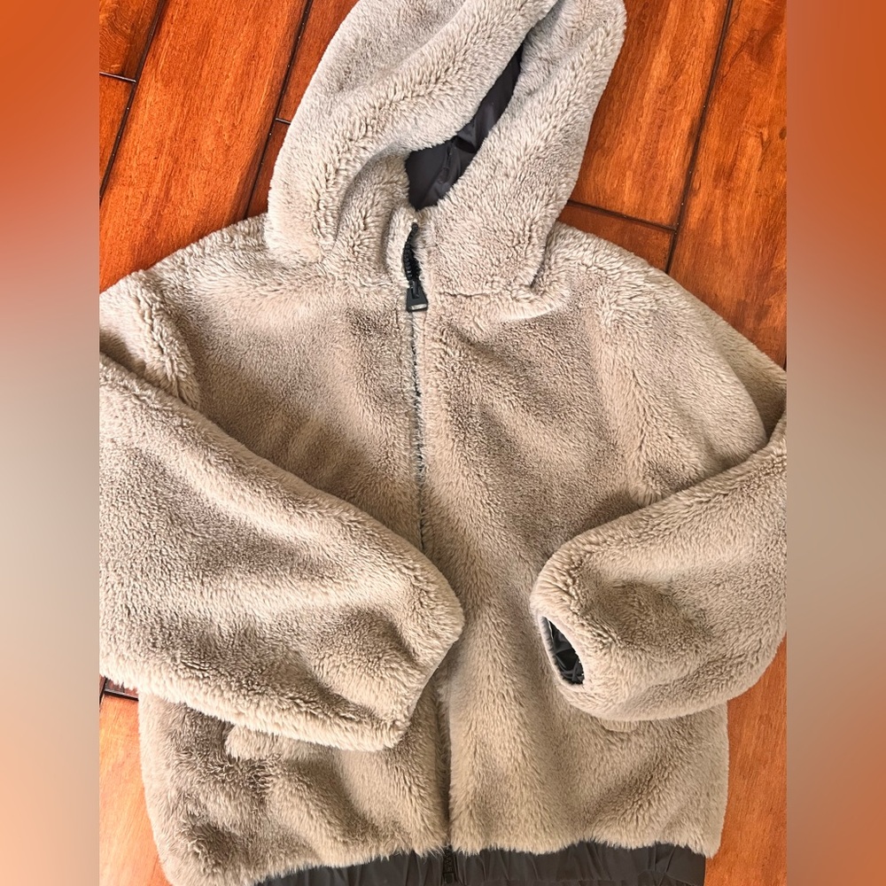 ZARA Faux Fur kids sz 11-12